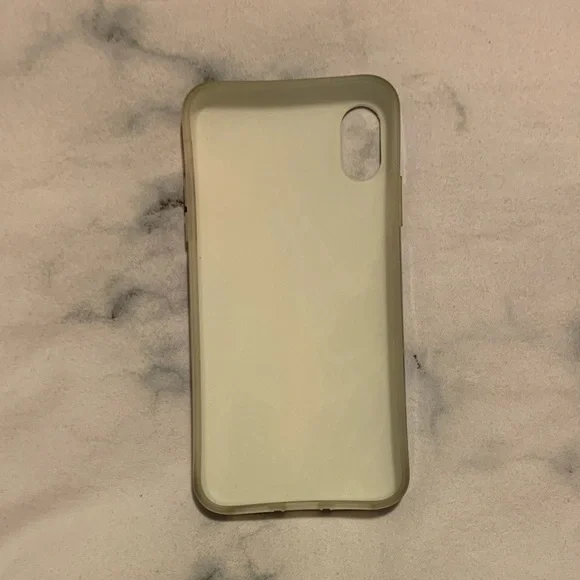 Pastel and Gold  Marble iPhone XS Case - Picture 2 of 2